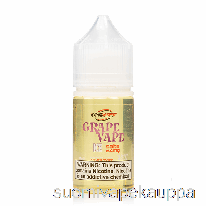 Vape Suomi Grapevape Jääsuolat - Innevape E-neste - 30ml 24mg